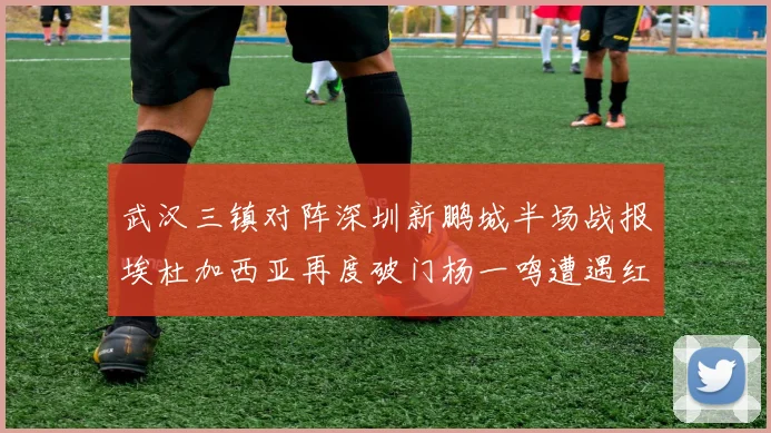 武汉三镇对阵深圳新鹏城半场战报埃杜加西亚再度破门杨一鸣遭遇红牌处罚